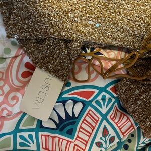 Amazon Women's Maxi Dress - Brown and Multicolor